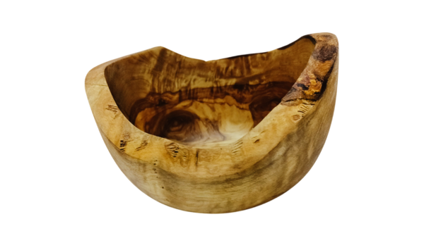Bol Rond Rustique aux Bords Naturels – Image 2