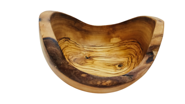 Bol Rond Rustique aux Bords Naturels – Image 6